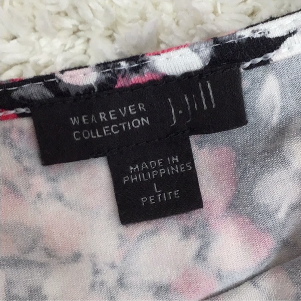 J. Jill Wearever floral shift dress LP - Picture 6 of 6